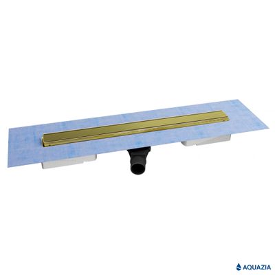Желоб водосток AQUAZIA В1 Keramik 700 Горизонтальный выпуск (Бронза)