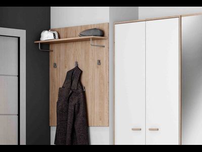 Калгари прихожая Вешалка 800х236х1000 Дуб натуральный светлый