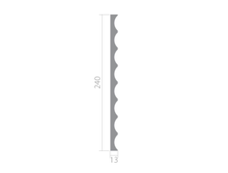 3d панель из архитектурного ЛДФ - декора Ultrawood UW 12 i (2000 х 240 х 13 мм.)