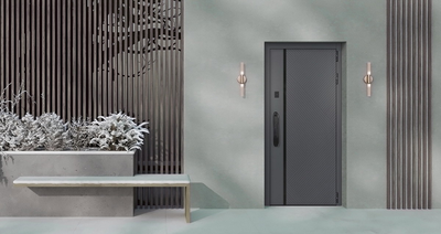 Стальная дверь   Гавана (биометрический замок). Заказная модель.