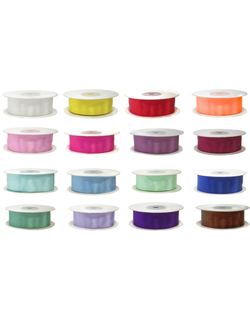 Лента атлас, ширина 5 см, МИКС, метр