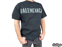 Футболка Balenciaga Black (S, M, L, XL)