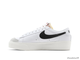 Кроссовки Nike Wmns Blazer Low Platform White Black Женские (36-40)