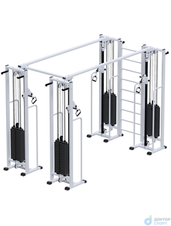 Тренажер Потапова "Атлант-4" 100 кг с подвижными блоками