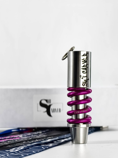 МУНДШТУК SPRING 2.0 CANDY VIOLET С ЛЕНТОЙ