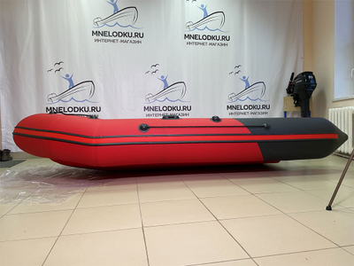 Моторная лодка Таймень NX 3200 НДНД красный черный - MNELODKU.RU