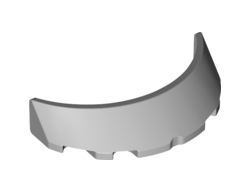 Windscreen 3 x 6 x 1 Curved, Light Bluish Gray (62360 / 6211397 / 6246864 / 6420734)