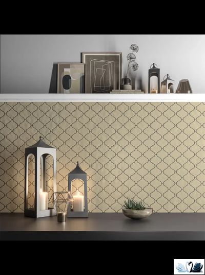 Плитка Kerama Marazzi Арабески 26 х 30 см желтая светлая матовая