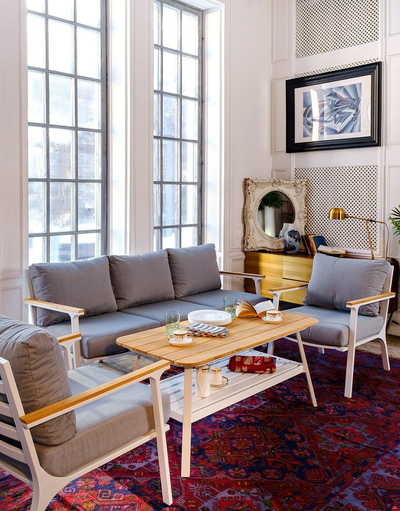 Диванная группа Concorde L белая