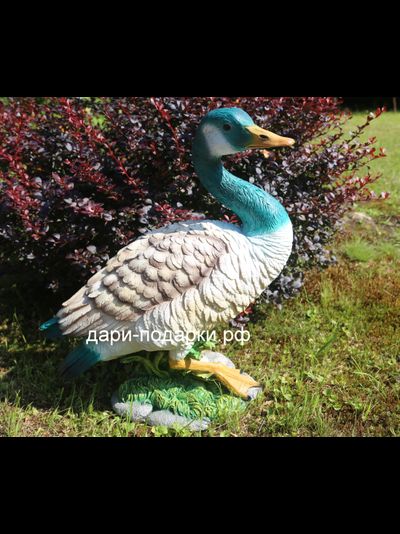 Садовая фигура Селезень Красавец 49*45см   2,5кг   полистоун Россия 2558/012540*