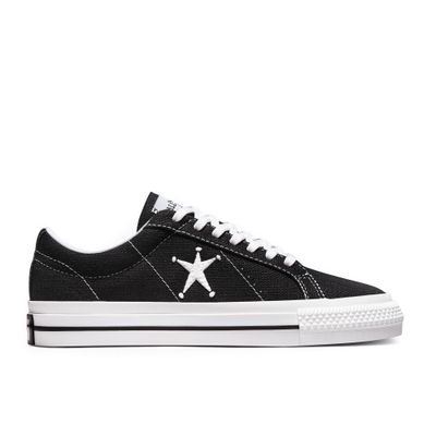 Кеды Converse Stussy One Star черные короткие 173120C  оригинальные купить в Москве