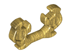 Minifigure, Helmet Ninja Horn Elaborate, Pearl Gold (11437 / 6132730)