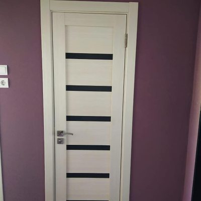 OPTIMA PORTE/ TURIN 507. ЯСЕНЬ ПЕРЛАМУТРОВЫЙ/ СТЕКЛО САТИН СВЕТЛОЕ