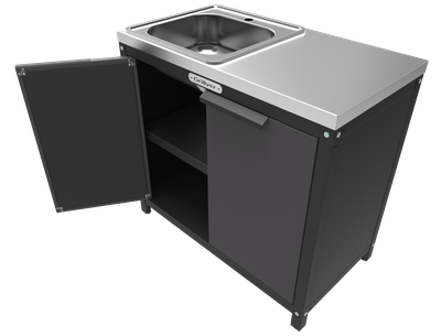 Стол-тумба c мойкой МК-912(ТМ) - ракурс