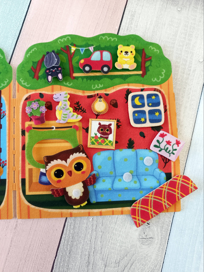 Игра из фетра на липучках "В гостях у Софки"