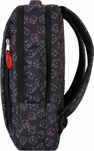 Рюкзак сумка для ноутбука диагональю до 17.3 дюймов Optimum 17.3" RL, кости