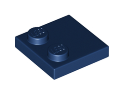 Tile, Modified 2 x 2 with Studs on Edge, Dark Blue (33909 / 6214810)