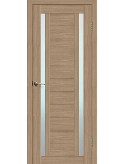 Дверь межкомнатная Экошпон Сибирь профиль Модель 203 Тиковое дерево