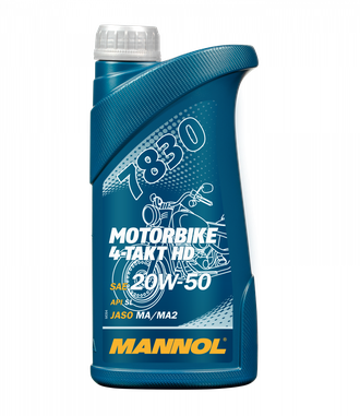 Моторное масло MANNOL 4-Takt Motorbike HD 20W-50 MN7830-1 1L
