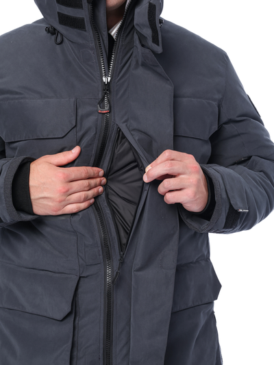 Куртка BRODEKS KW233 VIP пуховая, цв. серый