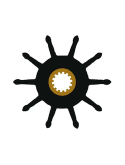 Импеллер помпы охлаждения двигателя Ancor 3648 114мм со шлицами