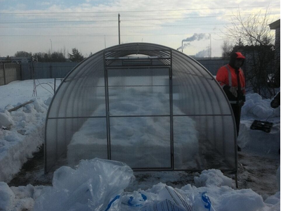 Теплица садовая усиленная