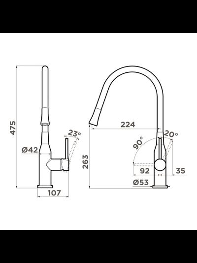 Смеситель OMOIKIRI YATOMI