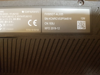 ASUS TUF GAMING FX505DT-AL025 ( 15.6 FHD IPS 120HZ RYZEN 7 3750H GTX1650(4GB) 8GB 1TB + 256SSD )