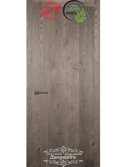 ВЫСОТА 2000 мм/ ОКА Беларусь. МАССИВ ДУБА/ BOTEGA LEGNO, модель LEGNO 1/ тонировка ГАЛИФАКС ТАБАК/ ПОЛОТНО ГЛУХОЕ