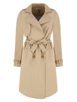 Тренч песочный