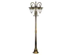 Садово-парковые светильники KRAKOW 1-3L(столб 3 фонаря )