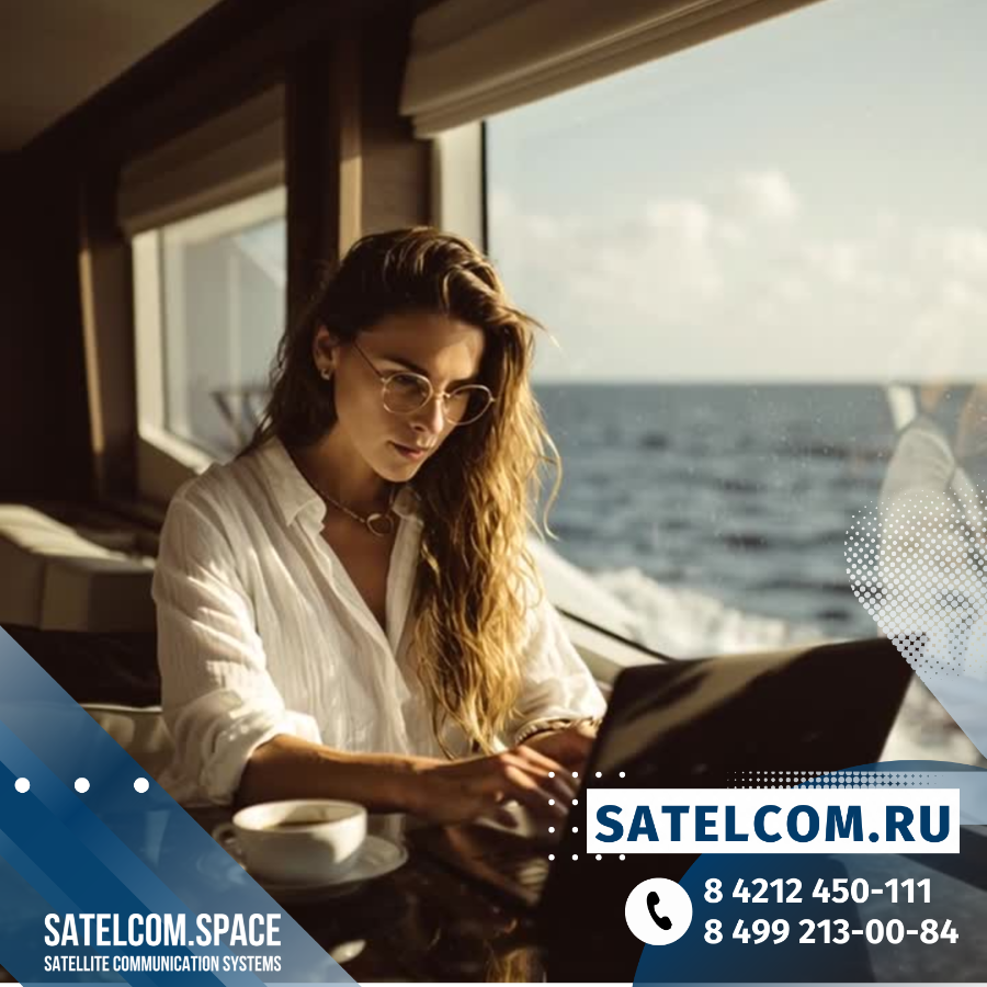  антенные посты спутниковой связи для крупных судов