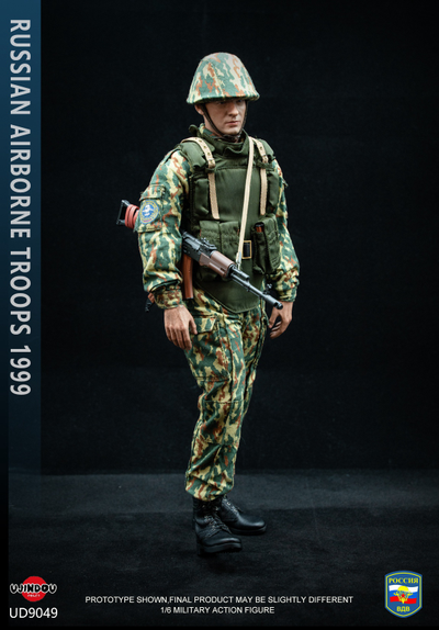 Российский десантник ВДВ в Югославии 1999 г - Коллекционная ФИГУРА 1/6 Russian Airborne Troops 1999 (UD9049) - UJINDOU