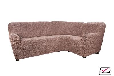 Чехол на классический угловой диван Микрофибра Премиум Марсала. ЗАЩИТА ДЛЯ МЯГКОЙ МЕБЕЛИ ОТ ЖИВОТНЫХ. ИТАЛИЯ