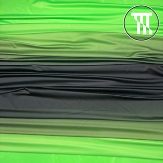 Бифлекс матовый градиент, цв. Черный + Неон-зеленый