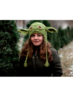 Шапка Мастер Йода