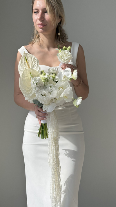 Букет невесты & Бутоньерка 1332