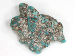 Бирюза, необработанный, дикий образец, США, Аризона (31*21*9 мм, 5 г) №37591