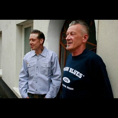 Рубашка Prison Blues® HICKORY WORK SHIRT [Пуговицы/Длинный рукав]