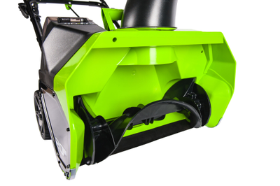 Снегоуборщик Greenworks GD40SB, SET: АКБ 4 Ач и ЗУ