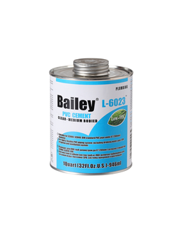 Клей для ПВХ Bailey L-6023, 4 л для ПВХ труб