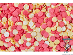 Посыпка "Конфетти Красно-золотое", 50 гр