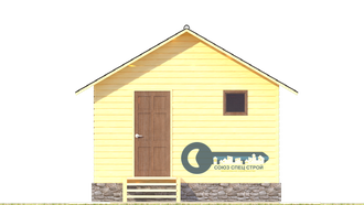 Б-15  ГАБАРИТНЫЕ РАЗМЕРЫ: (3,5Х4,5М) 1 ЭТАЖ, ОБЩАЯ ПЛОЩАДЬ: 15,75М²