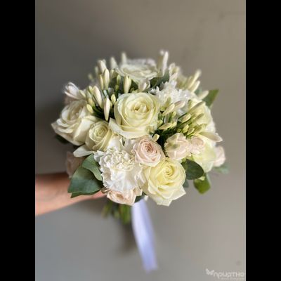 Букет невесты &amp; Бутоньерка № 1362