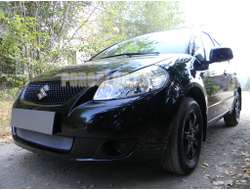 Защита радиатора Suzuki SX4 sedan 2007-2011 chrome