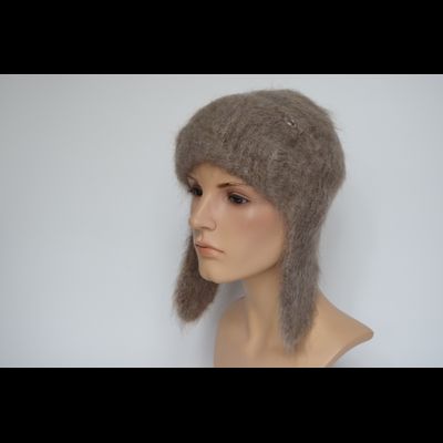 Шапка ушанка женская Vizio Италия 9020 UO ореховая