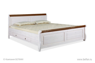 Кровать двуспальная Мальта-М 180 (с ящиками), Belfan купить в Анапе