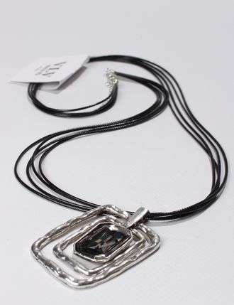 Подвеска "Трио квадратов "серебро