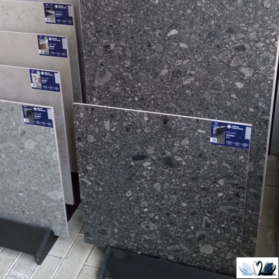 Керамогранит Prime Ceramics Gloria Ash 60x60 см черный матовый