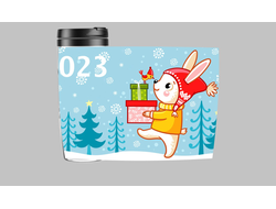 Термокружка год Кролика №2